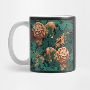 Lion in Jungle Mug